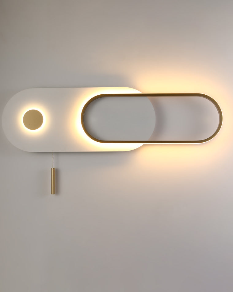 Diff Pull Chain Oval Wall Sconce-DF6063