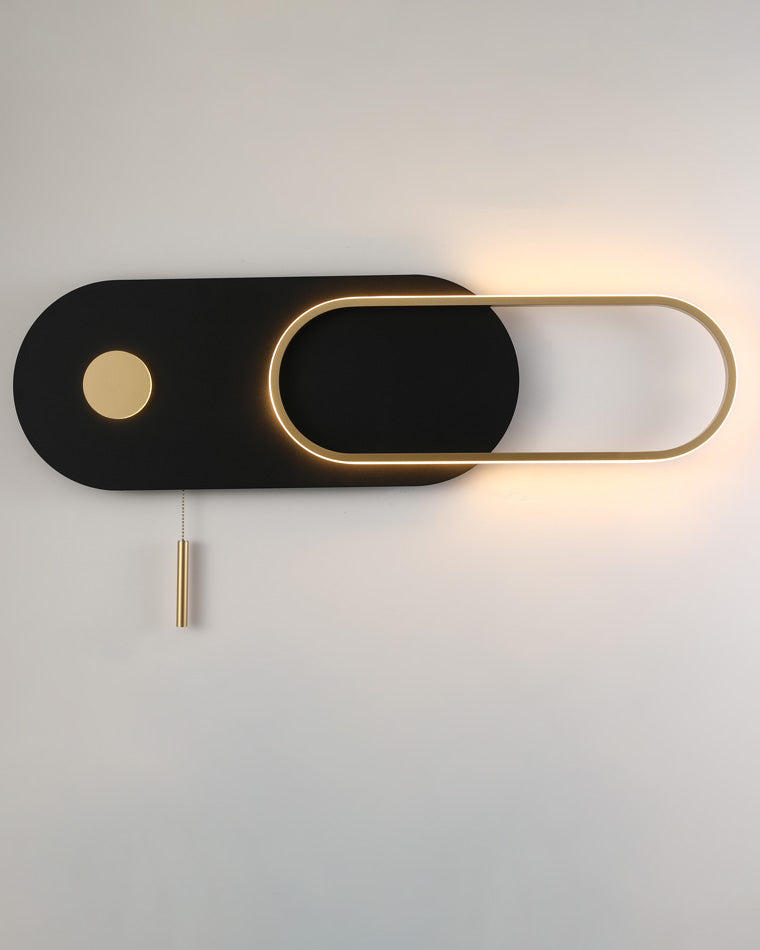 Diff Pull Chain Oval Wall Sconce-DF6063