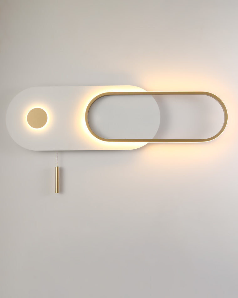 Diff Pull Chain Oval Wall Sconce-DF6063