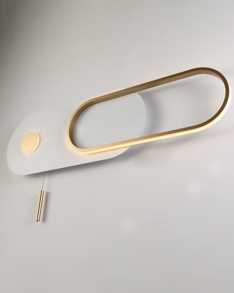 Diff Pull Chain Oval Wall Sconce-DF6063