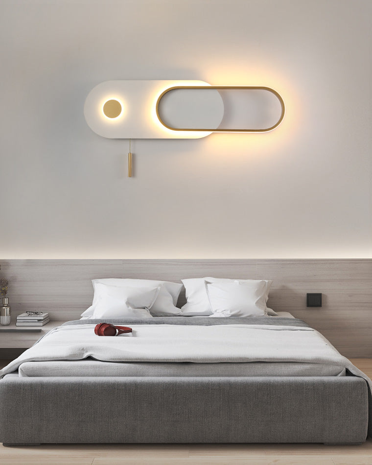 Diff Pull Chain Oval Wall Sconce-DF6063