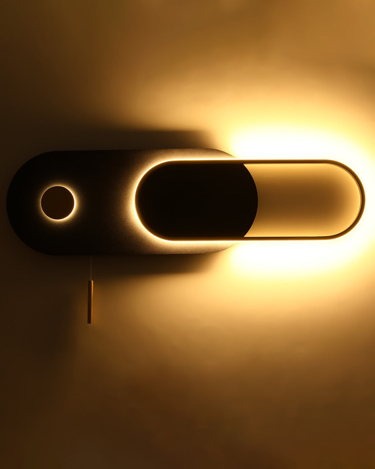 Diff Pull Chain Oval Wall Sconce-DF6063