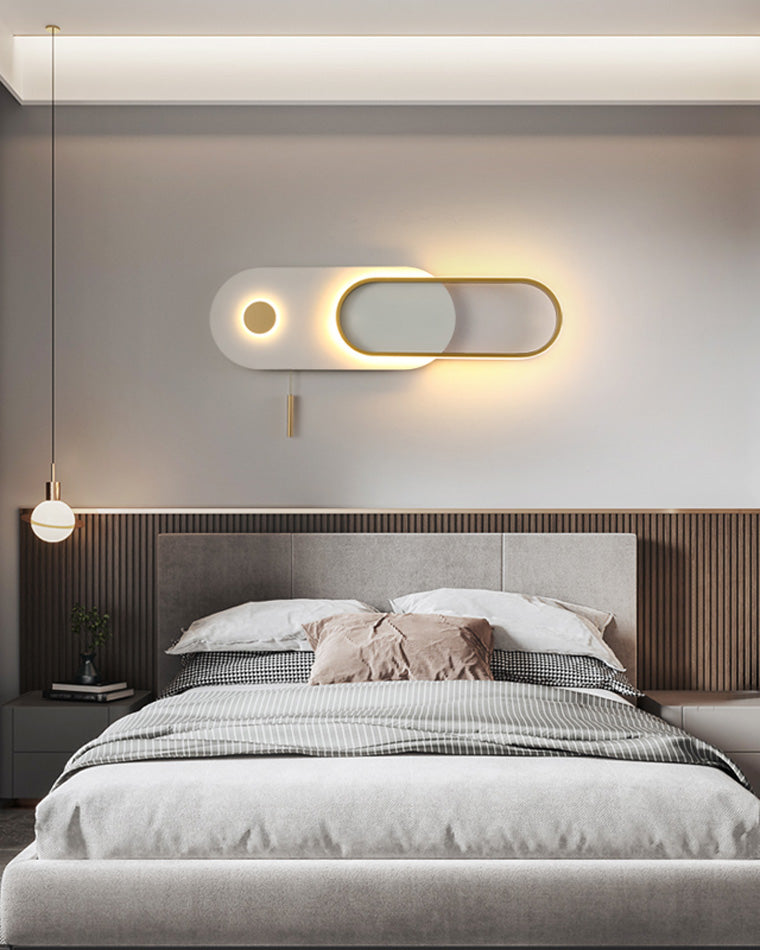 Diff Pull Chain Oval Wall Sconce-DF6063