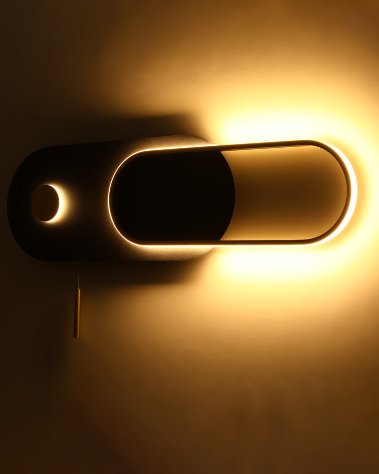 Diff Pull Chain Oval Wall Sconce-DF6063