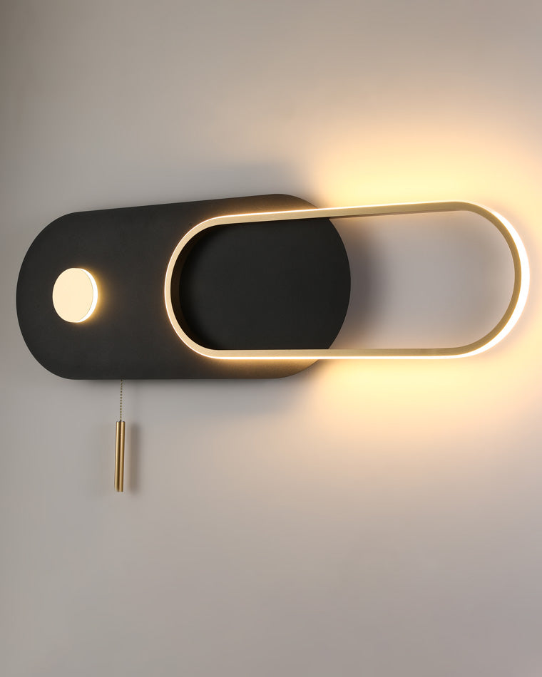 Diff Pull Chain Oval Wall Sconce-DF6063
