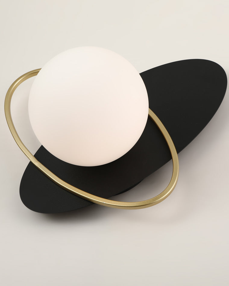 Diff Frosted Glass Oval Accent Wall Sconce-DF6064