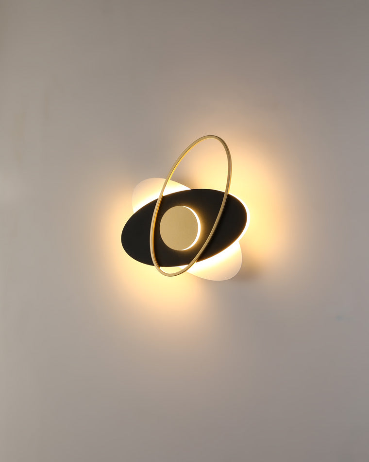 Diff Frosted Glass Oval Accent Wall Sconce-DF6064