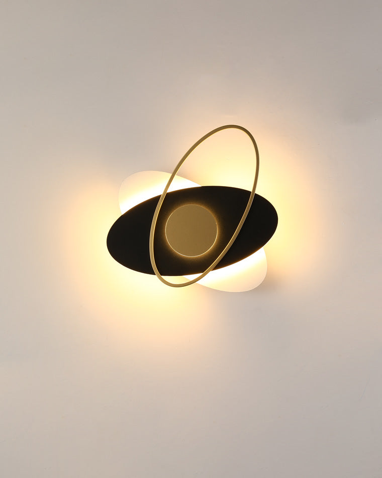 Diff Frosted Glass Oval Accent Wall Sconce-DF6064