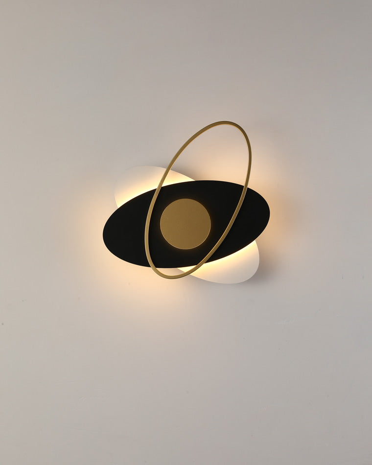Diff Frosted Glass Oval Accent Wall Sconce-DF6064