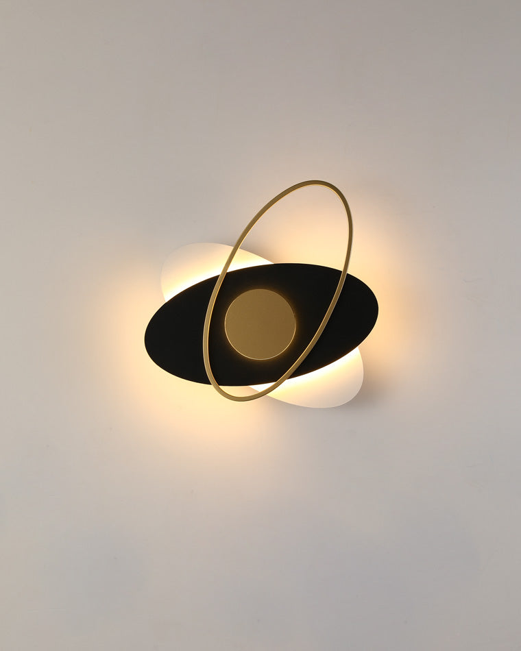 Diff Frosted Glass Oval Accent Wall Sconce-DF6064