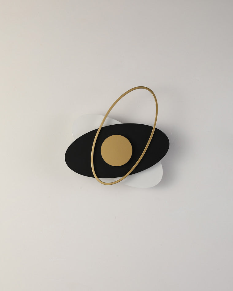 Diff Frosted Glass Oval Accent Wall Sconce-DF6064