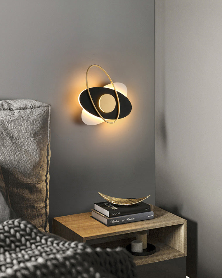 Diff Frosted Glass Oval Accent Wall Sconce-DF6064