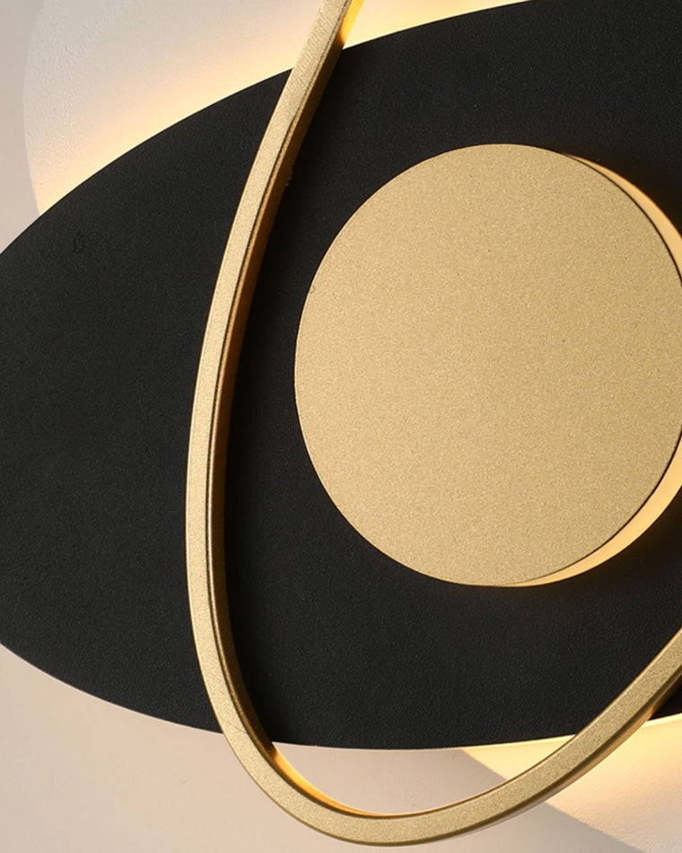 Diff Frosted Glass Oval Accent Wall Sconce-DF6064