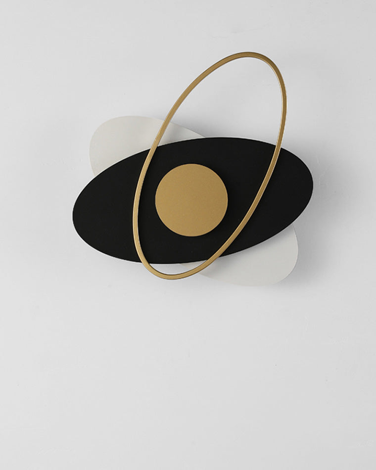 Diff Frosted Glass Oval Accent Wall Sconce-DF6064