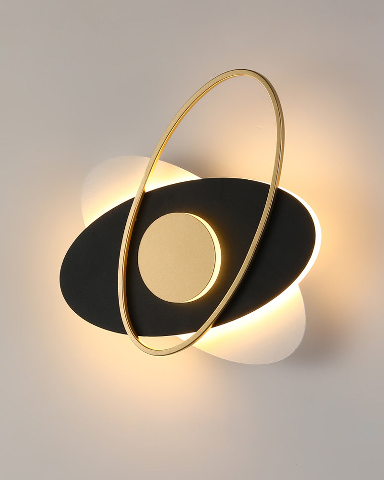 Diff Frosted Glass Oval Accent Wall Sconce-DF6064