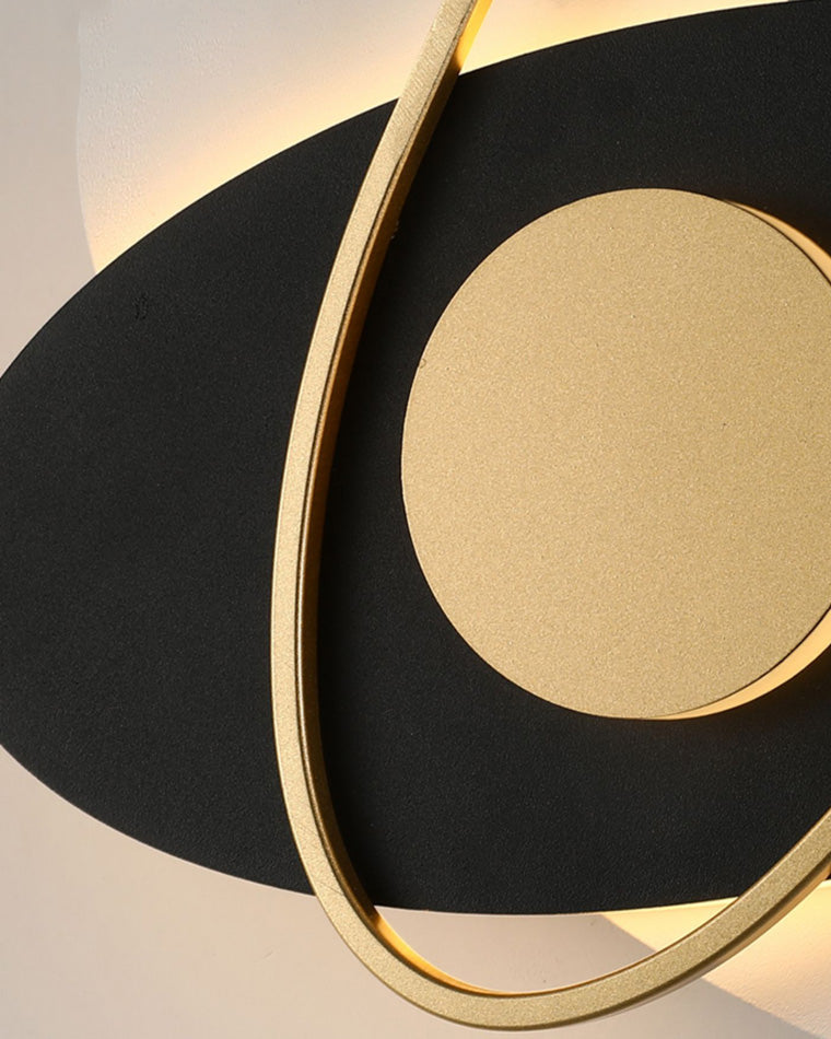 Diff Frosted Glass Oval Accent Wall Sconce-DF6064