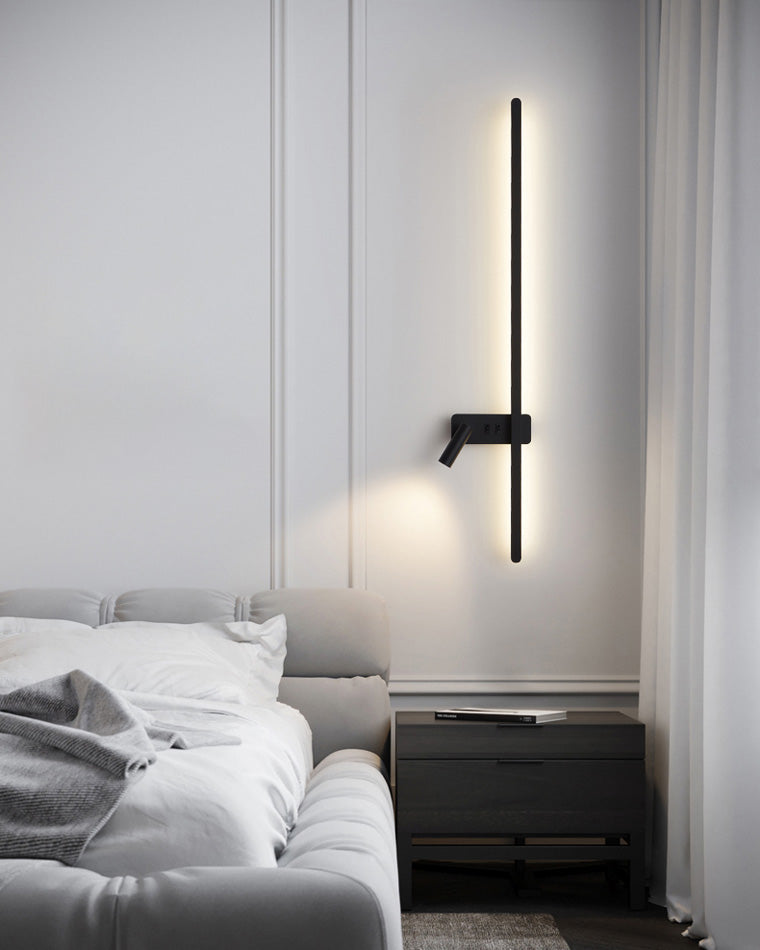 Diff Switchable Long Linear Wall Sconce with Spotlight-DF6068