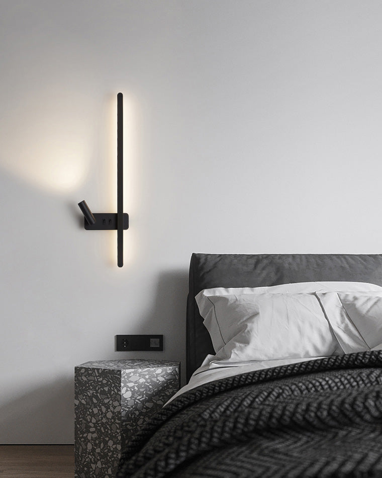 Diff Switchable Long Linear Wall Sconce with Spotlight-DF6068