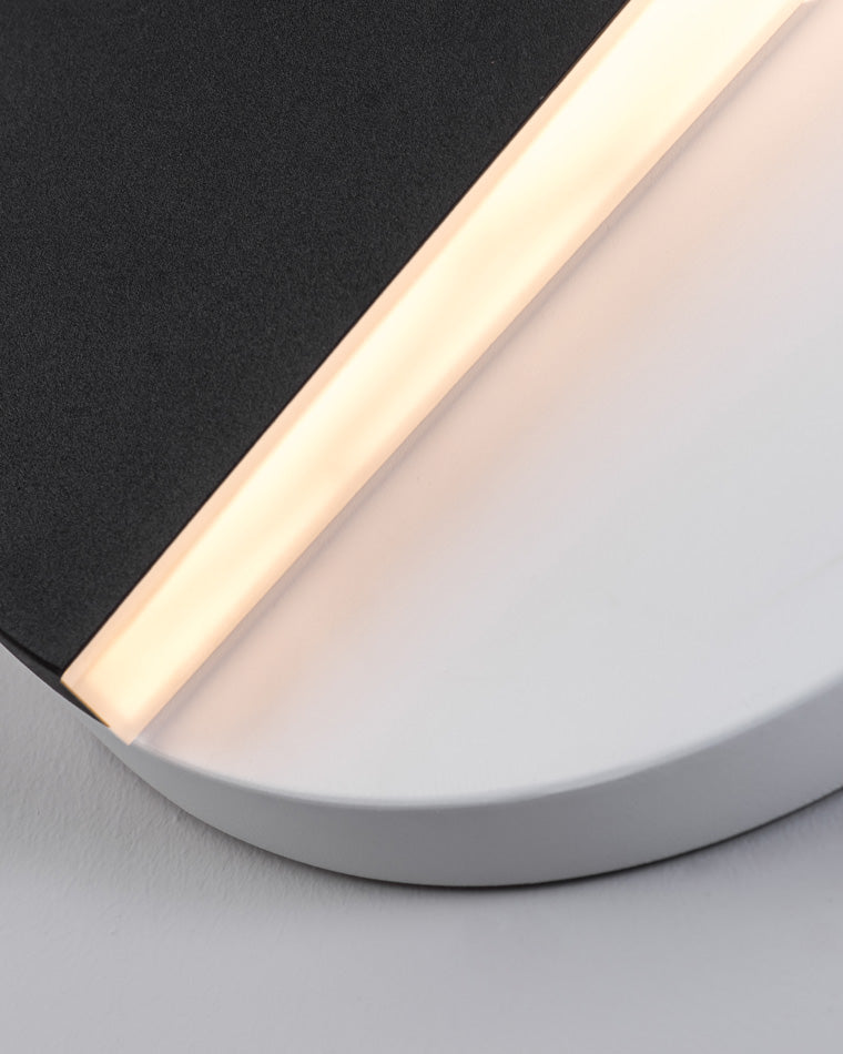Diff Adjustable Black & White Round Disc Wall Lamps-DF6071
