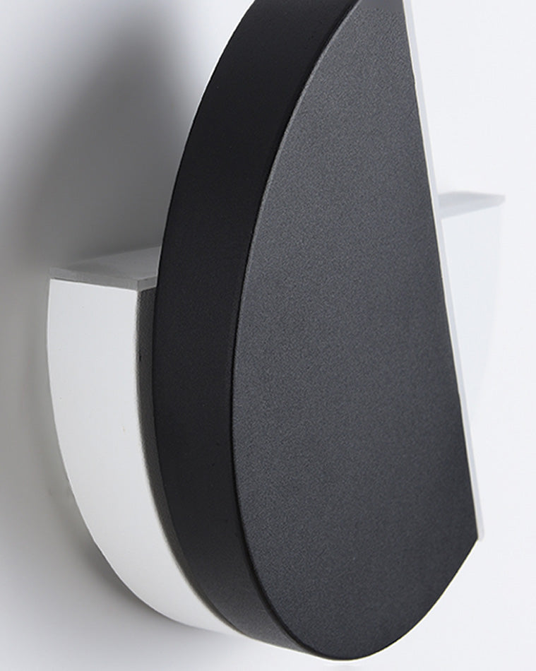 Diff Adjustable Black & White Round Disc Wall Lamps-DF6071