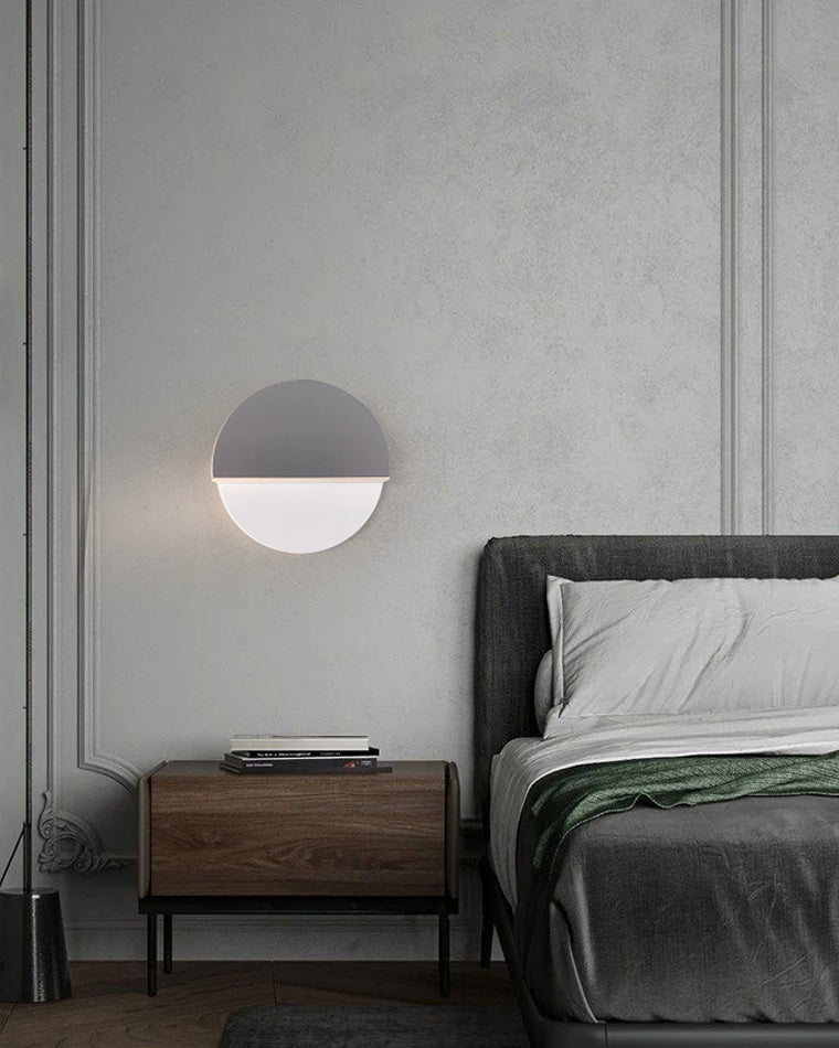 Diff Adjustable Black & White Round Disc Wall Lamps-DF6071