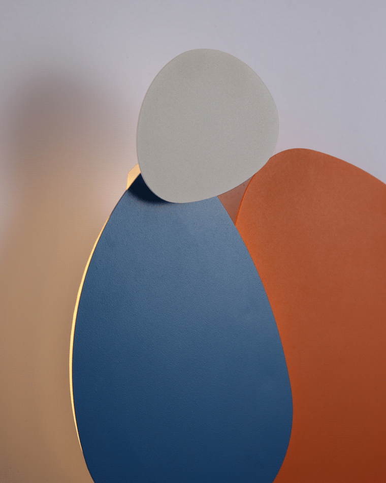 Diff Colorful Sculptural Art Wall Sconce-DF6079