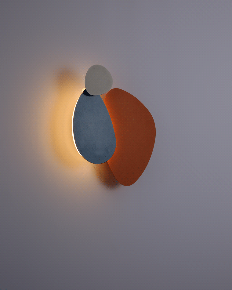Diff Colorful Sculptural Art Wall Sconce-DF6079