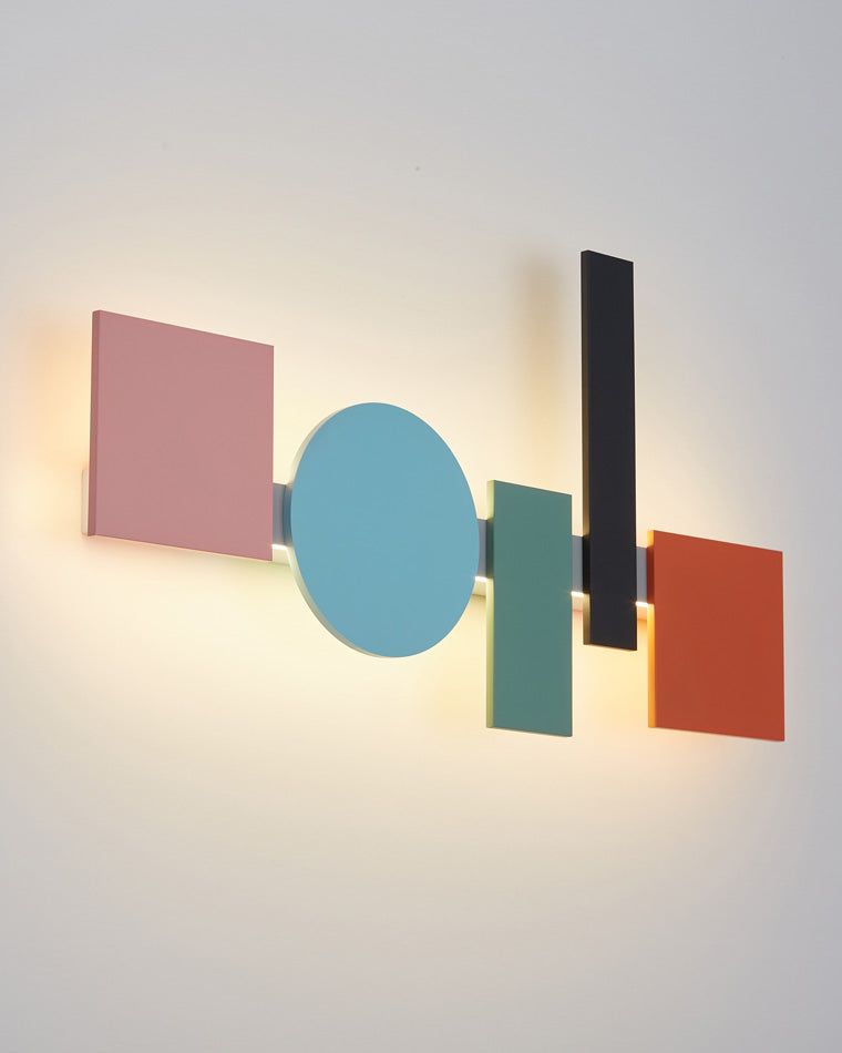 Diff Colorful Sculptural Art Wall Sconce-DF6080
