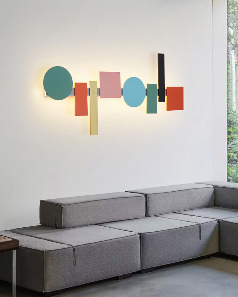 Diff Colorful Sculptural Art Wall Sconce-DF6080
