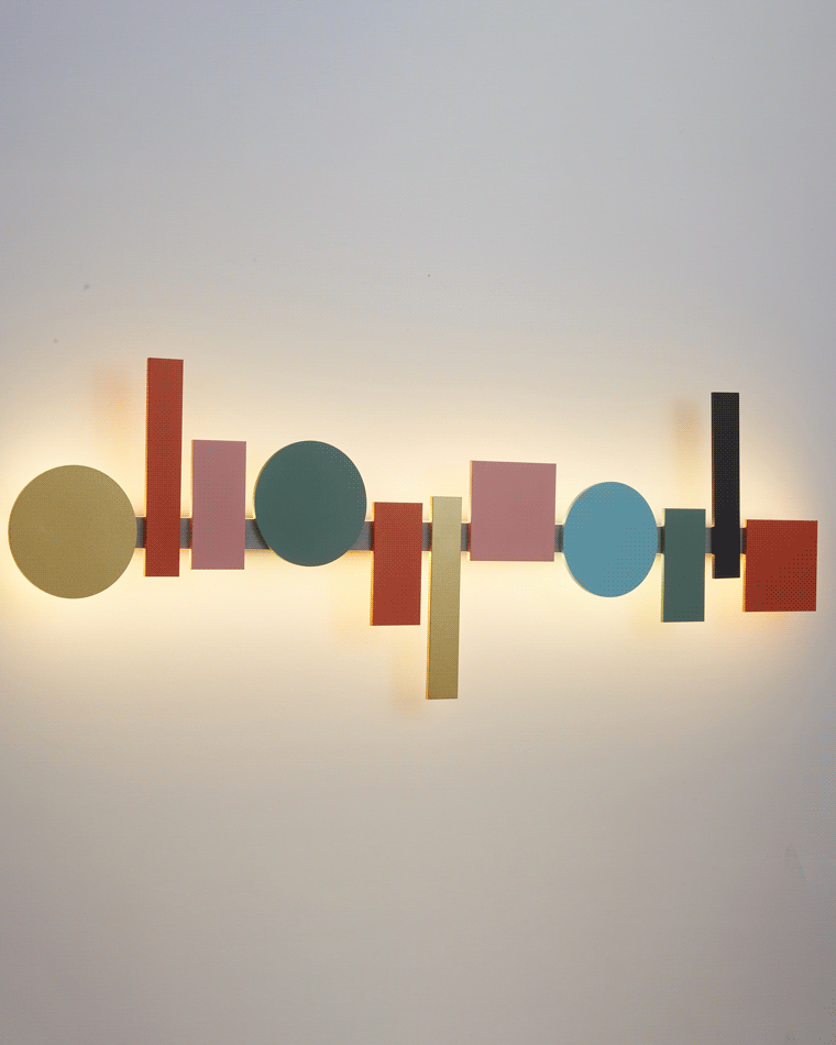 Diff Colorful Sculptural Art Wall Sconce-DF6080