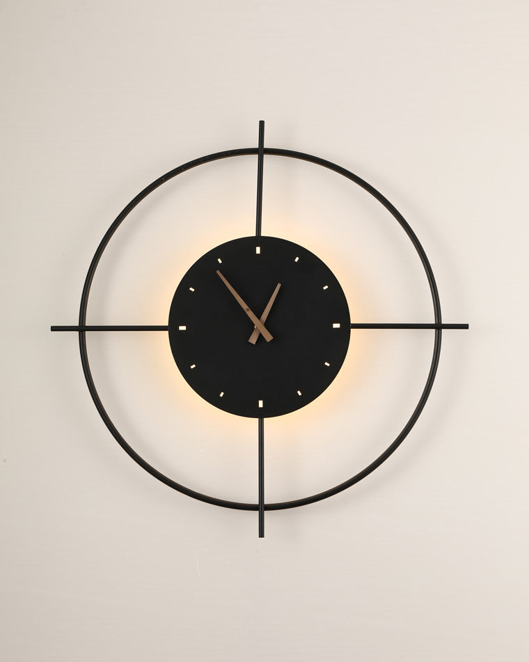 Diff Wall Clock with Led Light-DF6085