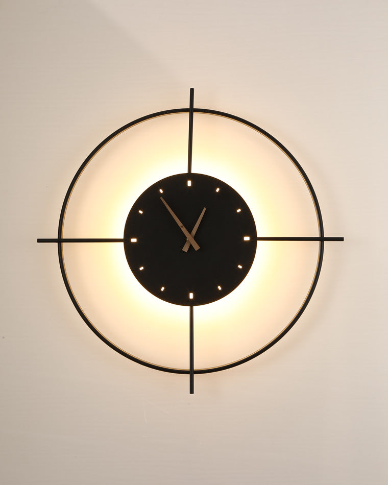 Diff Wall Clock with Led Light-DF6085