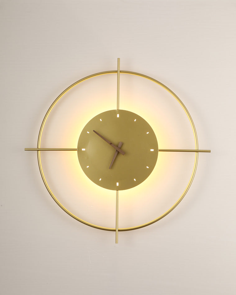 Diff Wall Clock with Led Light-DF6085