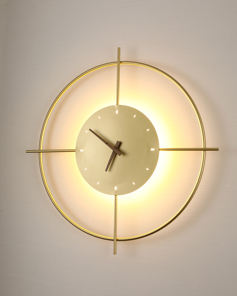 Diff Wall Clock with Led Light-DF6085