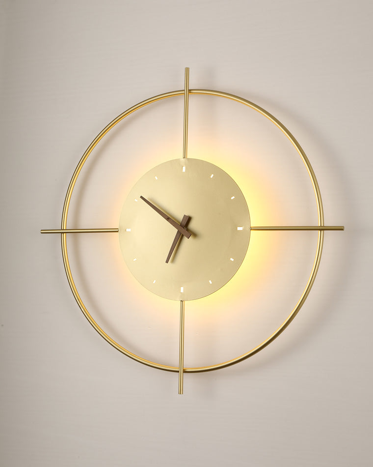 Diff Wall Clock with Led Light-DF6085