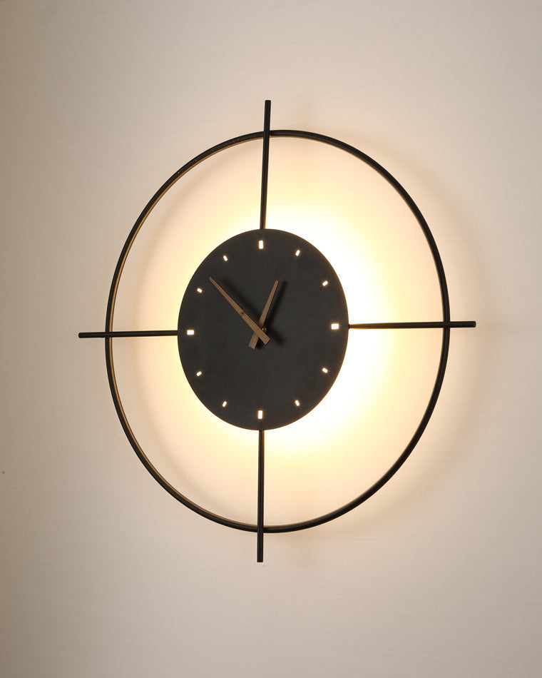 Diff Wall Clock with Led Light-DF6085