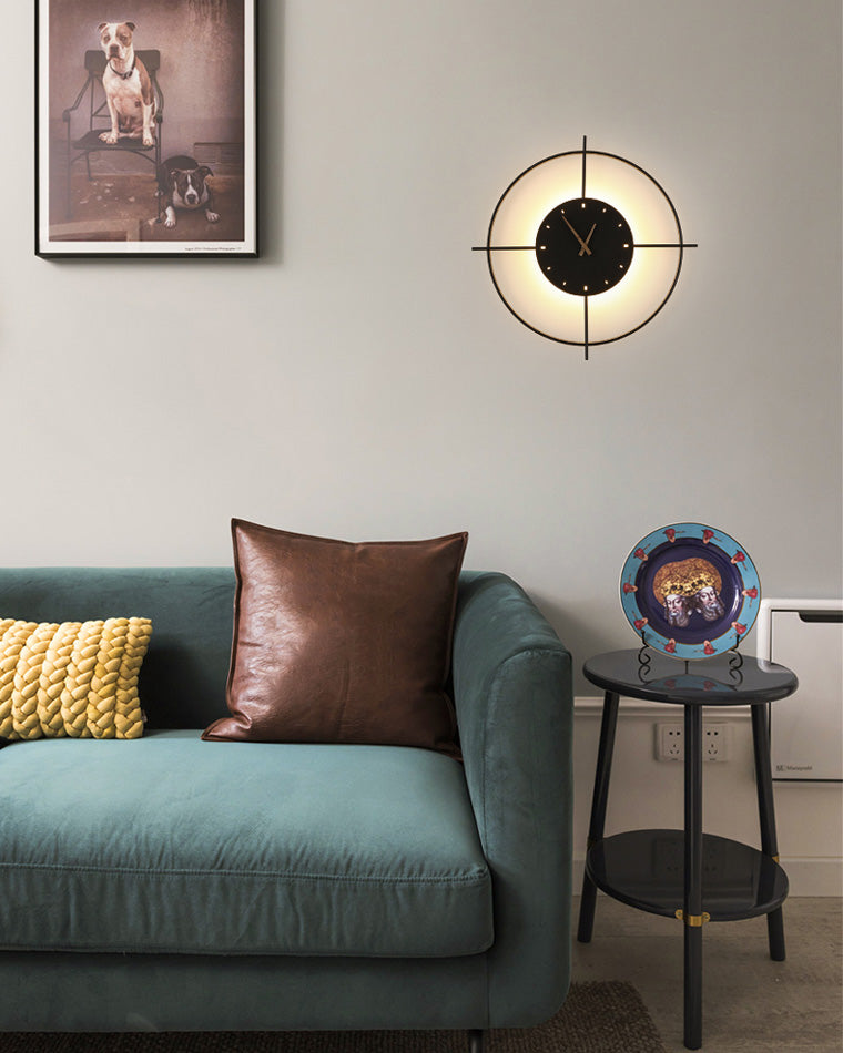 Diff Wall Clock with Led Light-DF6085