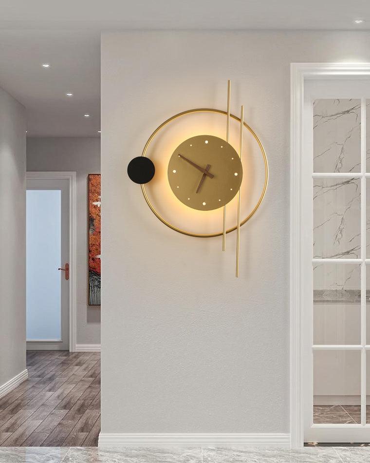 Diff Wall Clock with Led Light-DF6085