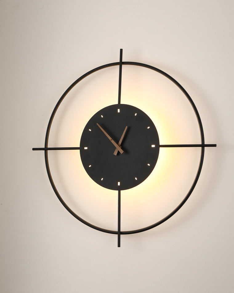Diff Wall Clock with Led Light-DF6085