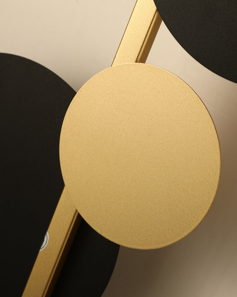 Diff Sculptural Wall Clock with Led Light-DF6087