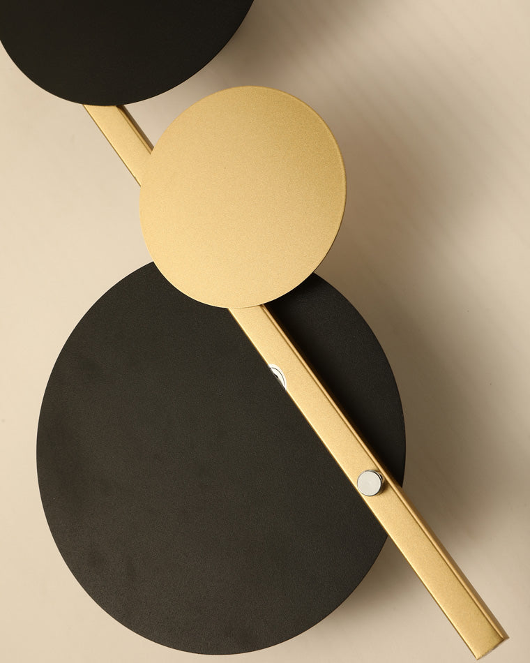Diff Sculptural Wall Clock with Led Light-DF6087