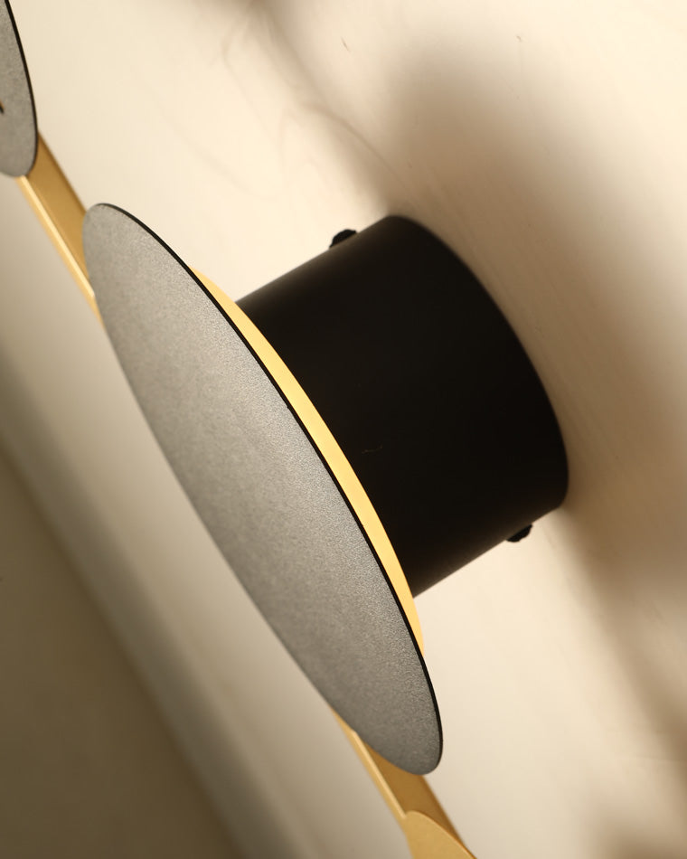 Diff Sculptural Wall Clock with Led Light-DF6087