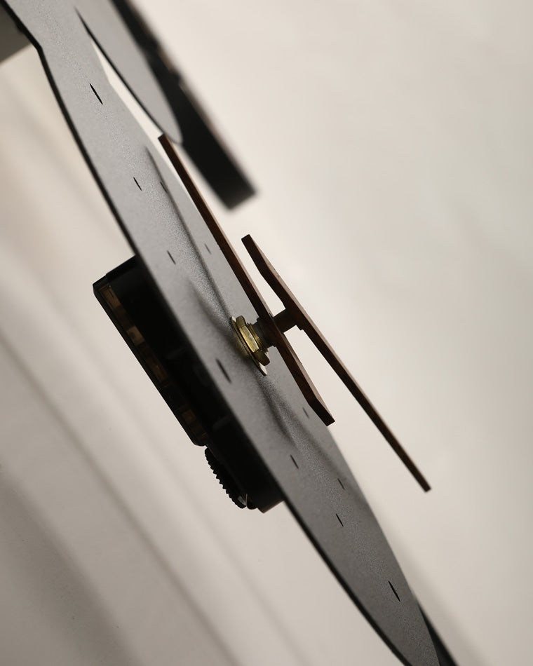 Diff Sculptural Wall Clock with Led Accent Light-DF6088
