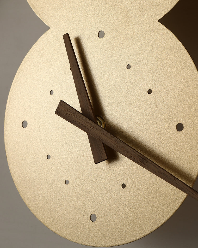 Diff Sculptural Wall Clock with Led Accent Light-DF6088