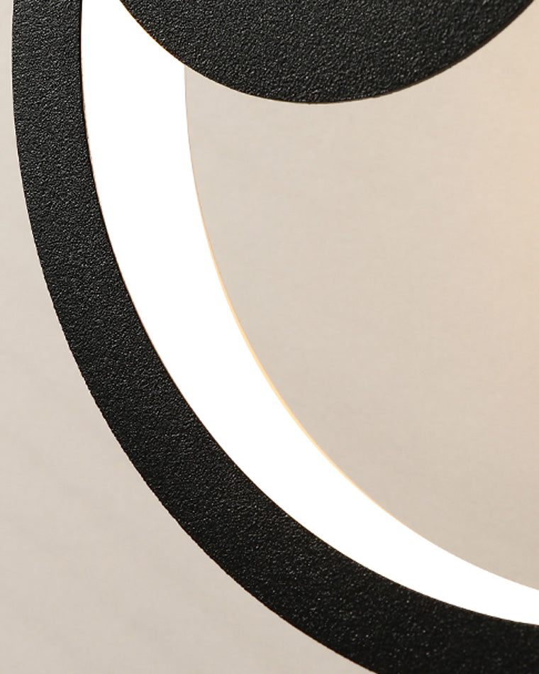 Diff Sculptural Wall Clock with Led Accent Light-DF6088