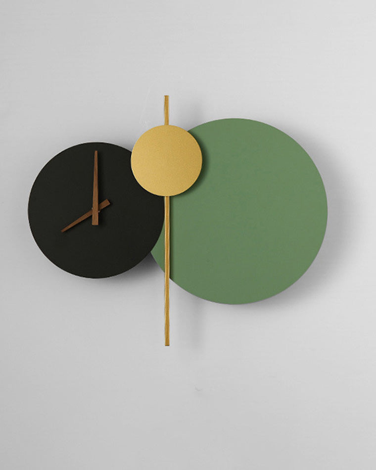 Diff Sculptural Wall Clock with Led Light-DF6089