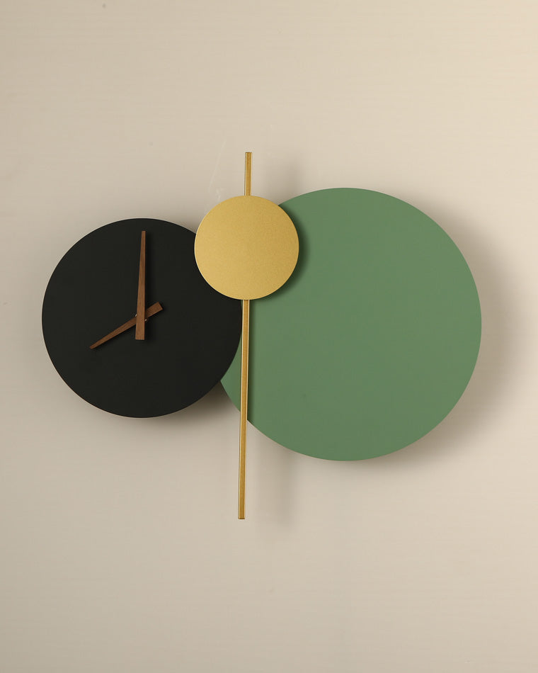 Diff Sculptural Wall Clock with Led Light-DF6089