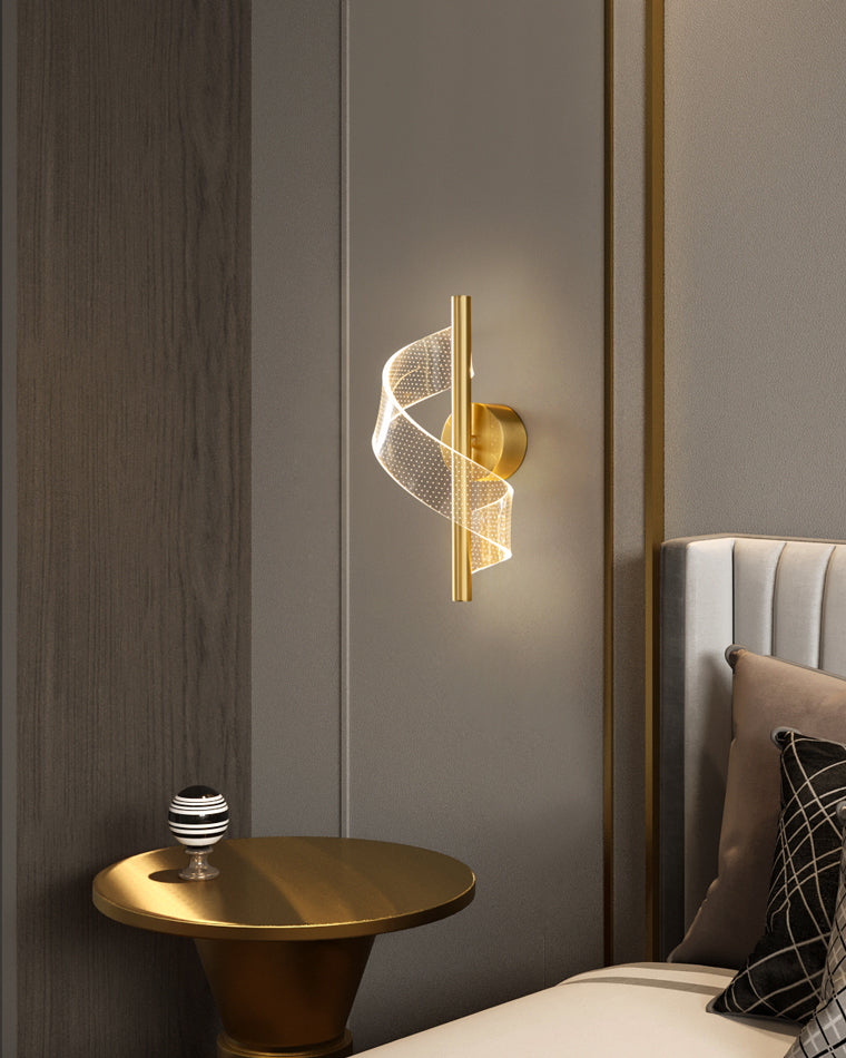 Diff Ribben Brass Wall Sconce-DF6092