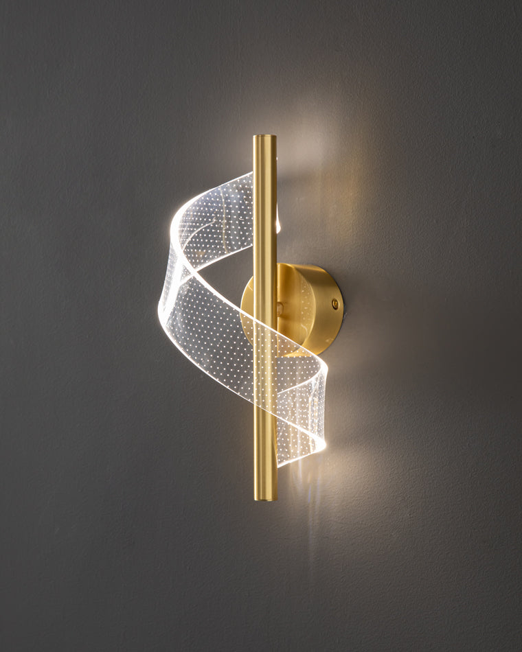 Diff Ribben Brass Wall Sconce-DF6092