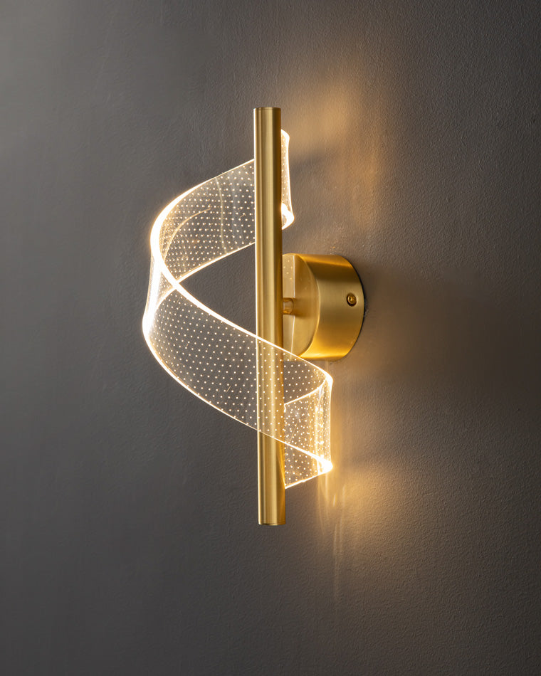 Diff Ribben Brass Wall Sconce-DF6092
